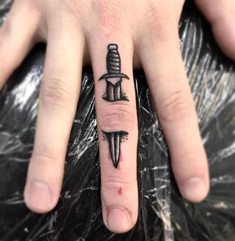 Gamer - Finger Tattoo Ideas for Men